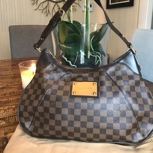 Louis Vuitton Galliera Damier Brown Shoulder Bag